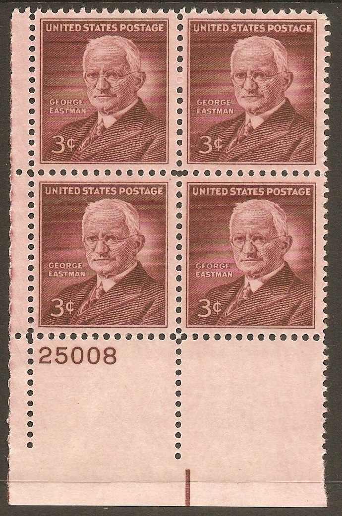 United States 1954 3c Eastman Commemoration. SG1064.