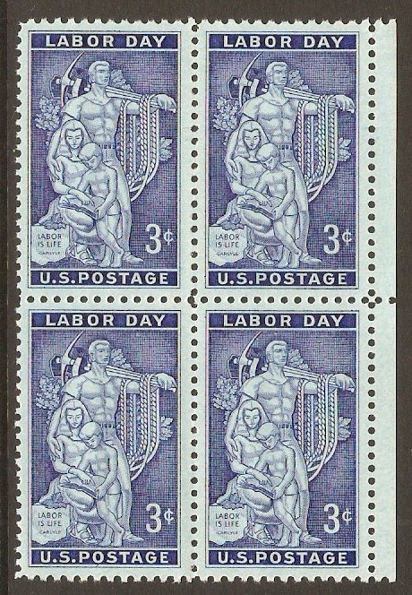 United States 1956 3c Labour Day. SG1084.