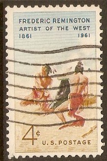 United States 1961 4c Remington Commem. Stamp. SG1186.