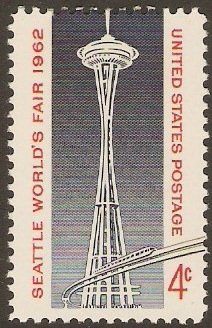 United States 1962 4c World's Fair Stamp. SG1195.