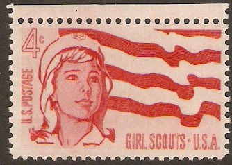 United States 1962 4c Girl Scouts Anniversary Stamp. SG1198.