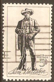 United States 1964 5c Sam Houston Commem. Stamp. SG1224.