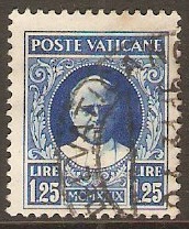 Vatican City 1929 1l.25 Blue. SG9.