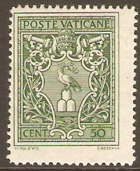 Vatican City 1945 50c Green. SG101.