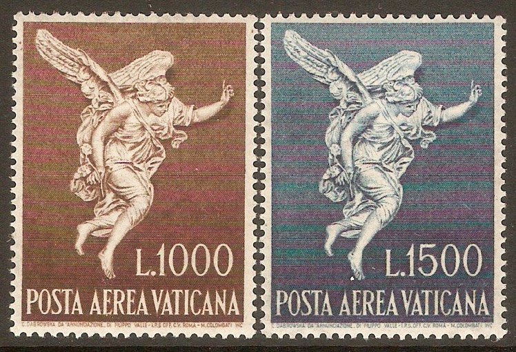 Vatican City 1962 Air set. SG368-SG369.