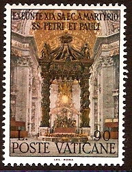 Vatican City 1967 Baldachini in St. Peter's. SG501.