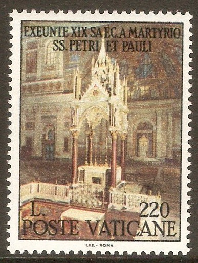 Vatican City 1967 220l Cambio's Tabernacle. SG502.
