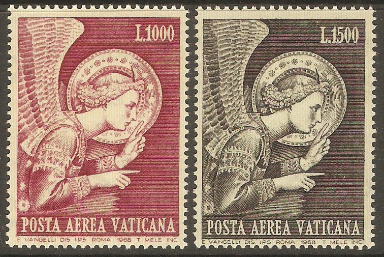 Vatican City 1968 Air set. SG511-SG512.