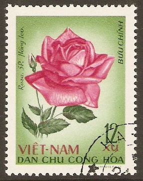North Vietnam 1968 12x Roses series. SGN525.