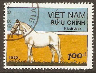 Vietnam 1989 100d Horses series. SG1357.