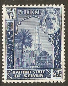Kathiri State 1942 2a Blue. SG6.