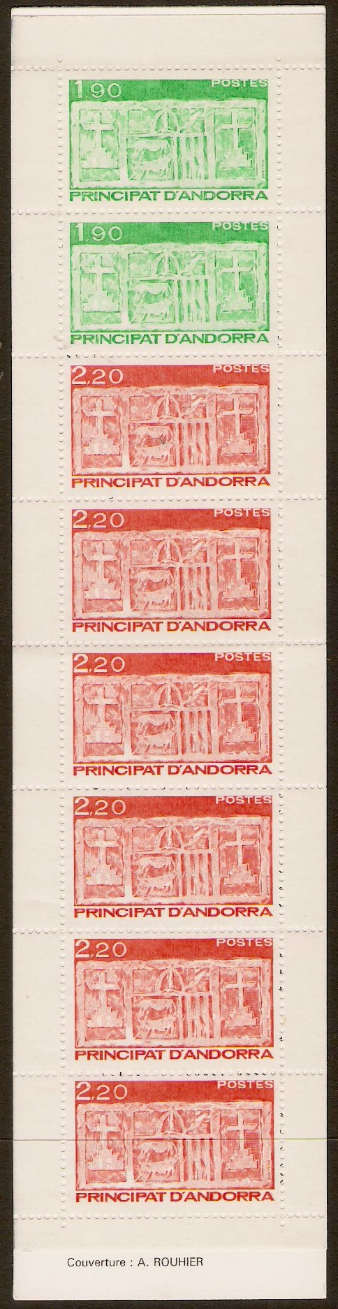 Andorra 1983 Stamp Booklet. SGSB1.