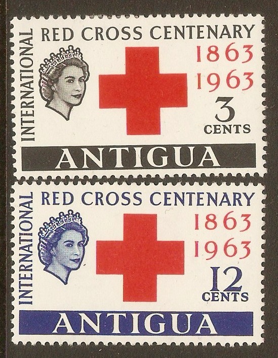 Antigua 1963 Red Cross set. SG147-SG148.
