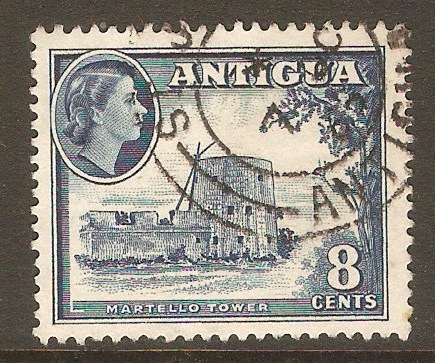 Antigua 1963 8c Deep blue. SG156.
