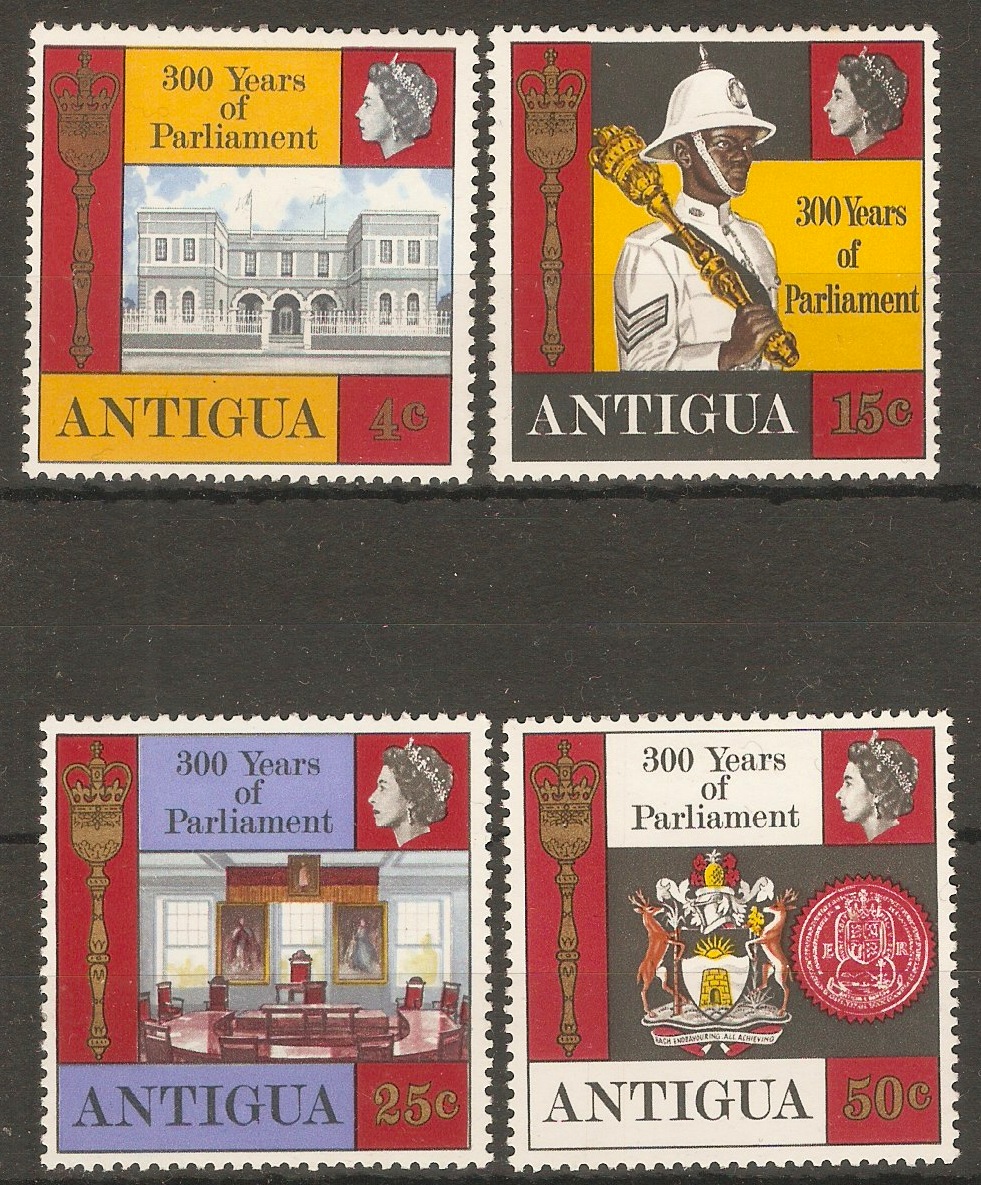Antigua 1969 Parliament Tercentenary set. SG226-SG229.
