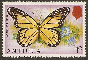 Antigua 1975 1c Butterfly Series. SG450.