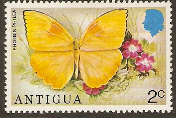 Antigua 1975 2c Butterfly Series. SG451.