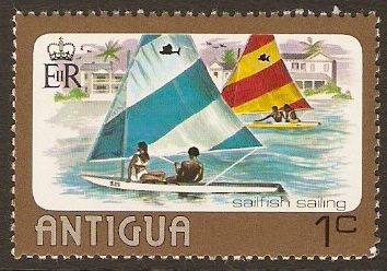 Antigua 1976 1c Water Sports Series. SG504.