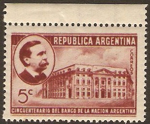 Argentina 1941 Bank Anniversary. SG697.