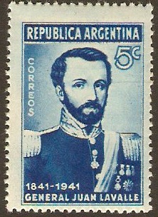 Argentina 1941 General Lavalle Commemoration. SG698.