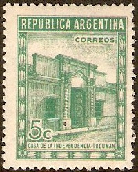 Argentina 1943 Museum Restoration. SG727.
