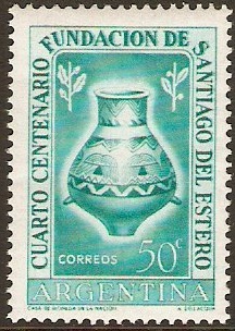 Argentina 1953 Santiago de Estero Commemoration. SG854.