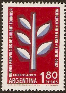 Argentina 1960 New Provinces Stamp. SG981.