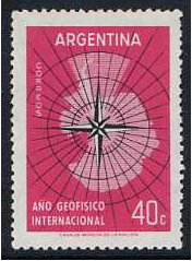 Argentina 1958 International Geophysical Year Stamp. SG931.