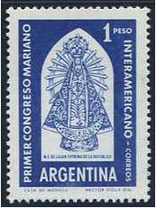 Argentina 1960 Inter-Marian Congress Stamp. SG998.