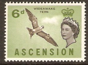 Ascension 1963 6d Birds Series. SG75.