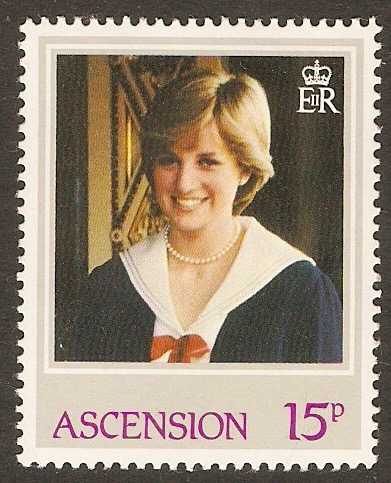 Ascension 1982 15p Princess of Wales Birthday. SG323.