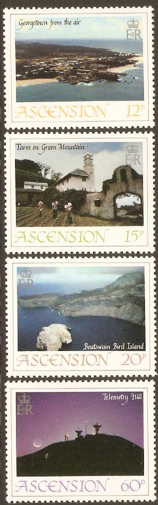 Ascension 1983 Island Views (1st.Series) Set. SG337-SG340.