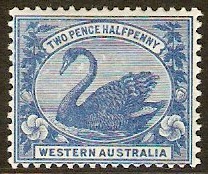 Western Australia 1898 2d Blue. SG114.