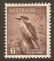 Australia 1937 6d Purple-brown. SG172.