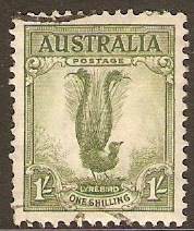 Australia 1937 1s Grey-green. SG174.