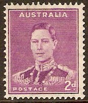 Australia 1937 2d Bright purple. SG185.