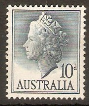 Australia 1955 10d QEII Definitives series. SG282c.