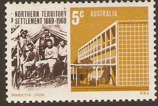 Australia 1969 Northern Territory Anniversary Stamp. SG437.