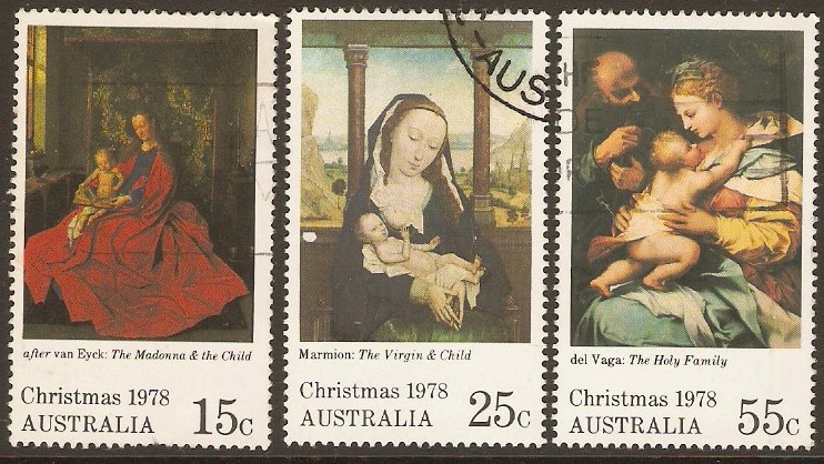 Australia 1978 Christmas Set. SG696-SG698.