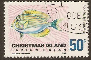 Christmas Island 1968 50c Fish Series. SG30.