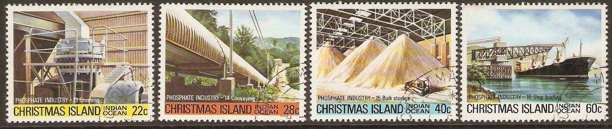 Christmas Island 1981 Phosphate Industry (4th. Se.). SG140-143.