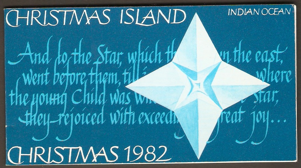 Christmas Island 1982 Christmas Set Present. Folder. SG168-S170.