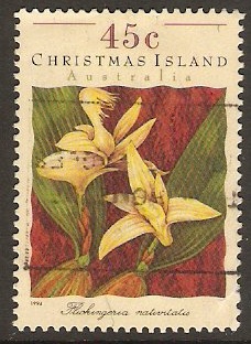 Christmas Island 1994 45c Orchids Series. SG395.