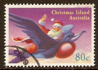 Christmas Island 1995 80c Christmas Series. SG406.