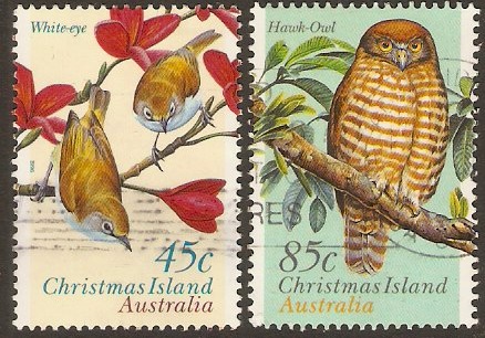Christmas Island 1996 Birds Set. SG428-SG429.