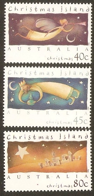 Christmas Island 1994 Christmas Set. SG397-SG399.
