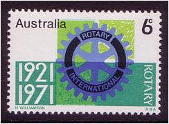 Australia 1971 Rotary Stamp. SG488.