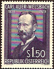 Austria 1954 Dr. Auer von Welsbach Stamp. SG1265.