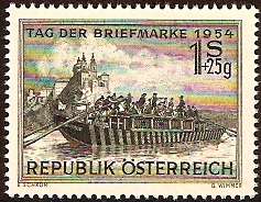 Austria 1954 Stamp Day. SG1267.