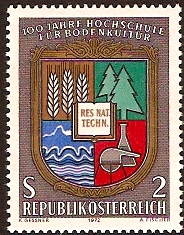 Austria 1972 Univ. of Agriculture Commemoration. SG1646.